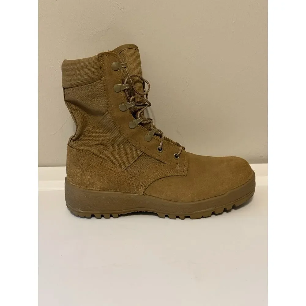 US Military McRae Coyote Men’s Size 6.5 Hot Weather Combat Boots Vibram Tactical
